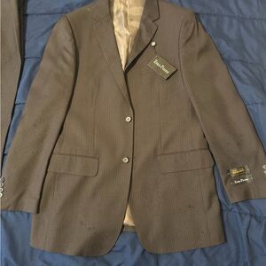 Evan Picone Brown Men's Suit 40R Pants 34L